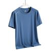 Summer Printed Ice Silk T Shirt Men's Sports And Leisure Running Fitness Breathable Short Sleeved Men's Outdoor Quick Drying Clothes