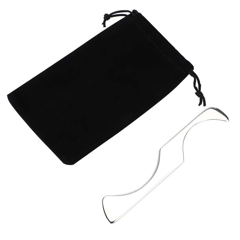 Streamlined mirror stainless steel fascia dredge meridian scrapping plate massage muscle lax dao fascia