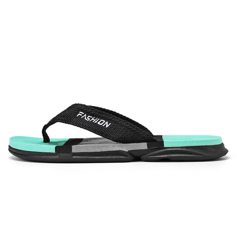 Originele Herenslippers voor Heren 2024 Heren Zomerschoenen Sale Strand Waterschoenen Slippers Man Echt Herenslipper Comfortabel 44 black