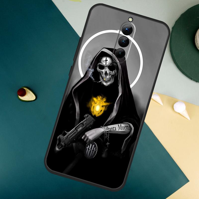 

Black Dark art la santa muerte For ZTE Nubia Red Magic 10S 10 Air 8 9 8S 9S Pro Plus 6S 7S 7 Pro Red Magic 11 Pro Plus Case Red Magic 6