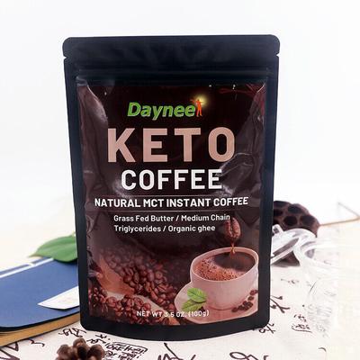 Caffè Keto Sottile Naturale Sano Dieta MCT Perdita di Peso Istantanea Caffè Keto