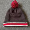 Used BULLS Knit Hat with Pompom Mitchell & Ness