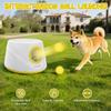 Lanceur de balles automatique pour chiens, Machine interactive de lancer de balle avec 3 niveaux de distance(20-46 pieds) & 5 Balles, Lanceur de Balle pour Chien pour Jouer à l'Intérieur et à l'Extérieur