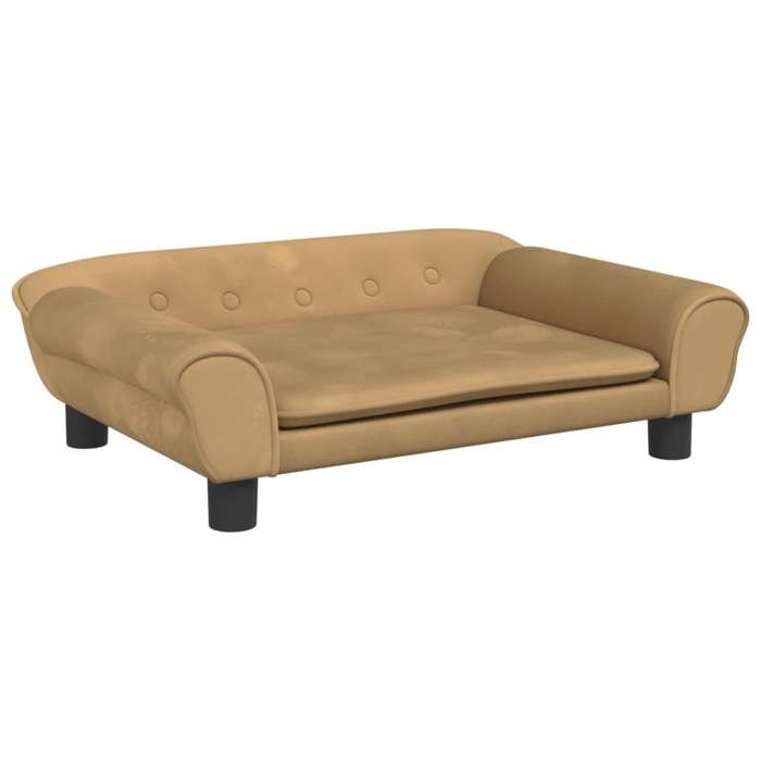 VidaXL Children's Sofa Brown 70x45x26 Cm Velvet, Mini Sofa, Mini Sofa Chair, Mini Sofa for Children, Sofa of 3196405