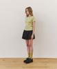 Une Pima Layer Boat-Neck Top_Olive