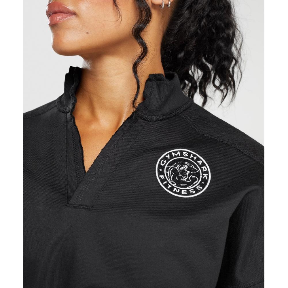 Gymshark Legacy Oversized Sweatshirt Black B5a9w Bb2j