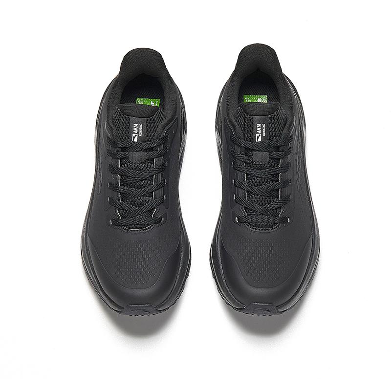 Anta Synthetic Leather, Textile Low top PG7 Running Shoes Women's Basic Black 122615546-9