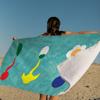 Pikmin Game Microfiber Blanket Quick Drying Beach Towels Oversized Printing Super Absorbent Pool Towel Blanket
