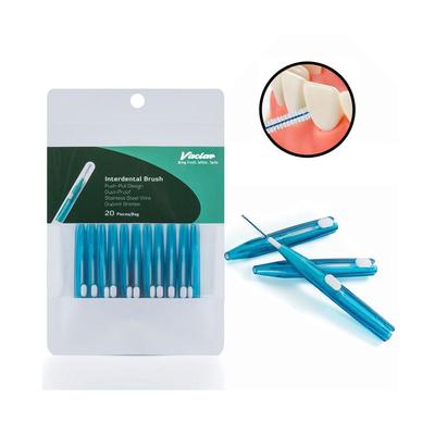 10/20 st Hygien Dental Silikon Superfin Tandtråd Interdental borste Tandpetare Munrengöring