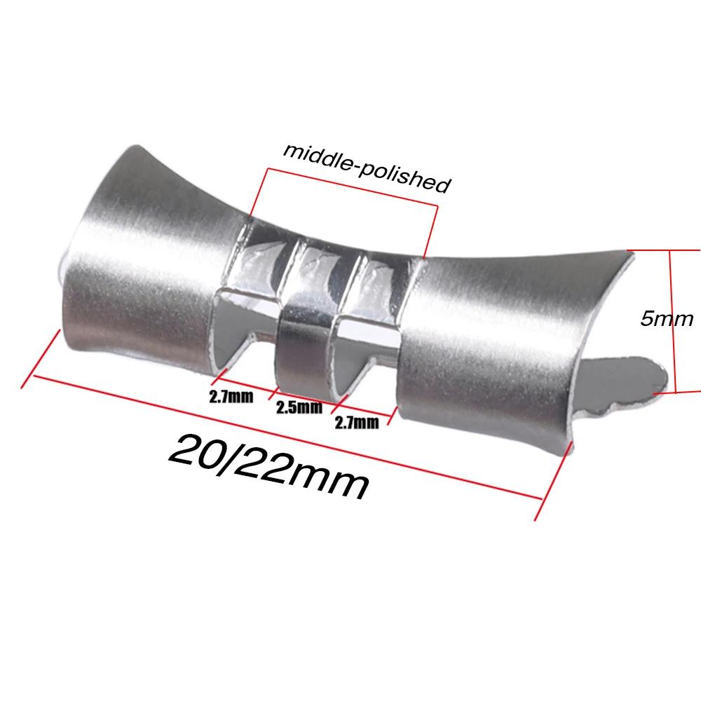 Uhrenarmband-Adapter 20mm 22mm für Seiko SKX009/007 für Jubilee Oyster Metall-Uhrenarmband-Verbinder Armband Uhr-Edelstahl