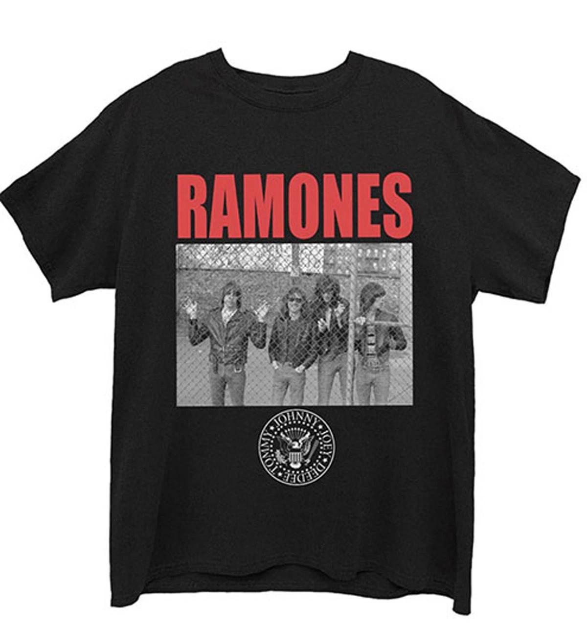 Ramones Cage Photo Official Mens Unisex T-Shirt M