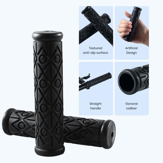 1 Pair Bike Handlebar Cover Shock Absorption Ergonomic Anti-slip Vibration Damping Cycling Bicycle Handlebar Covers Bike Supply