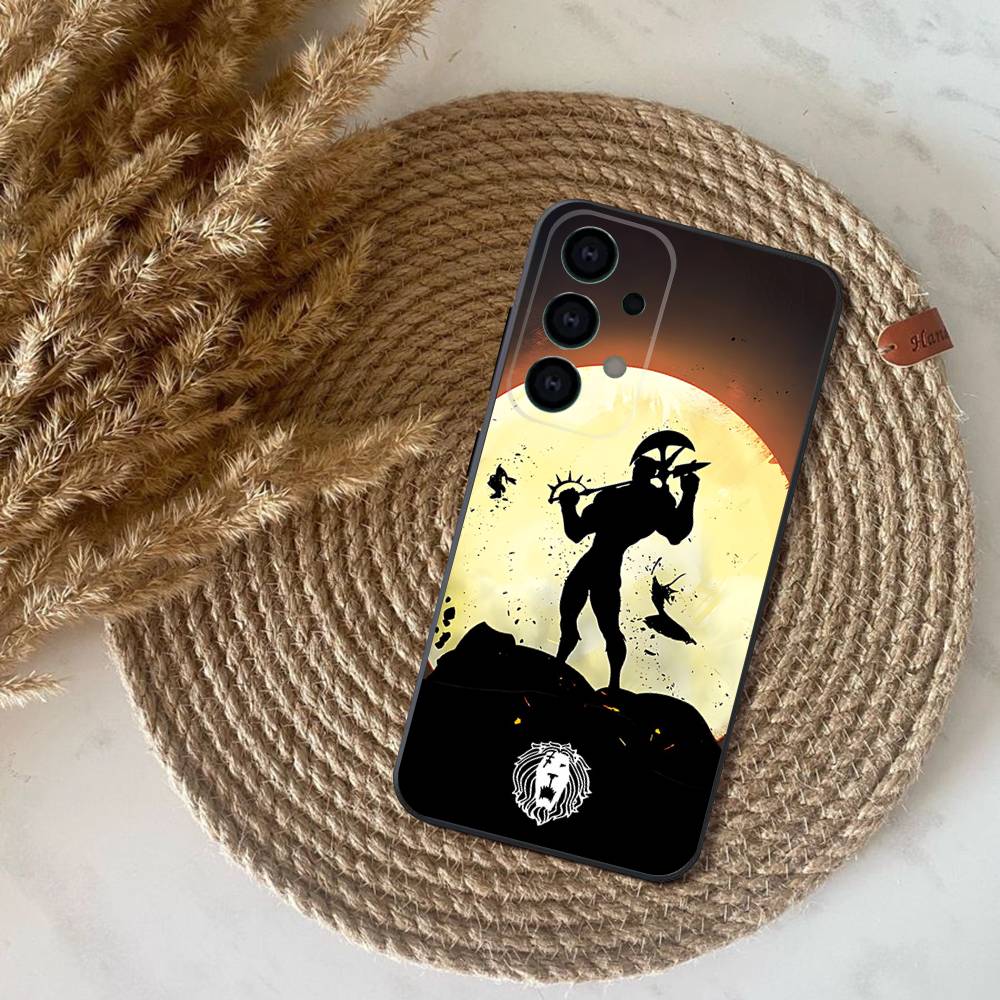 E-Escanor Seven Deadly Sins Phone Case for Samsung S24 S22 S25 Ultra S9 S20 FE S23 Plus S10 S21 Shockproof Funda Cover