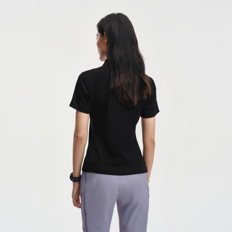 Byyinfen Women's Wool Short-Sleeved Polo Shirt