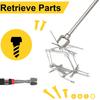 Telescopische Magnetische Magneet Pen Ophaalgereedschap Uitschuifbare Penstijl Ophaalstang voor Auto Reparatie Machines Onderhoud Auto Gereedschap