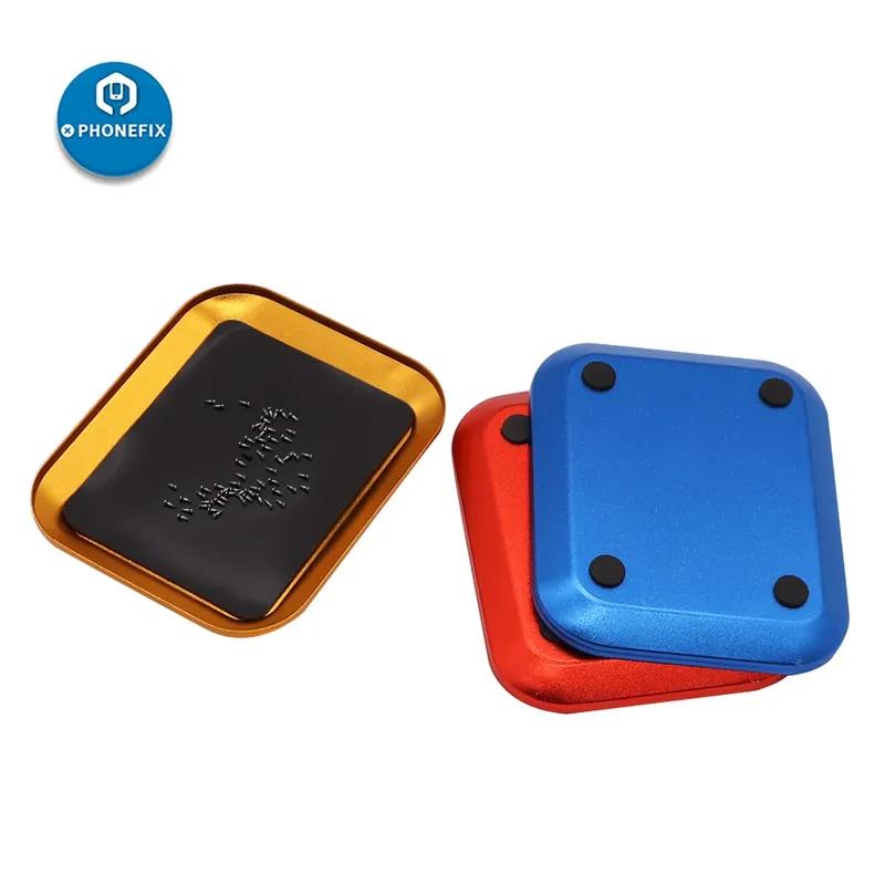 Aluminium Alloy Magnet Screws Disk Storage Plate Magnetic Mini Screw Mat Tray Plate for RC Airplane Car Boat Phone Repair Tool