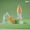4-5ml Pusta tubka na błyszczyk z dużą główką pędzelka, DIY Plastikowy elegancki pojemnik na płynną pomadkę, Okrągła mini buteleczka na próbki błyszczyka