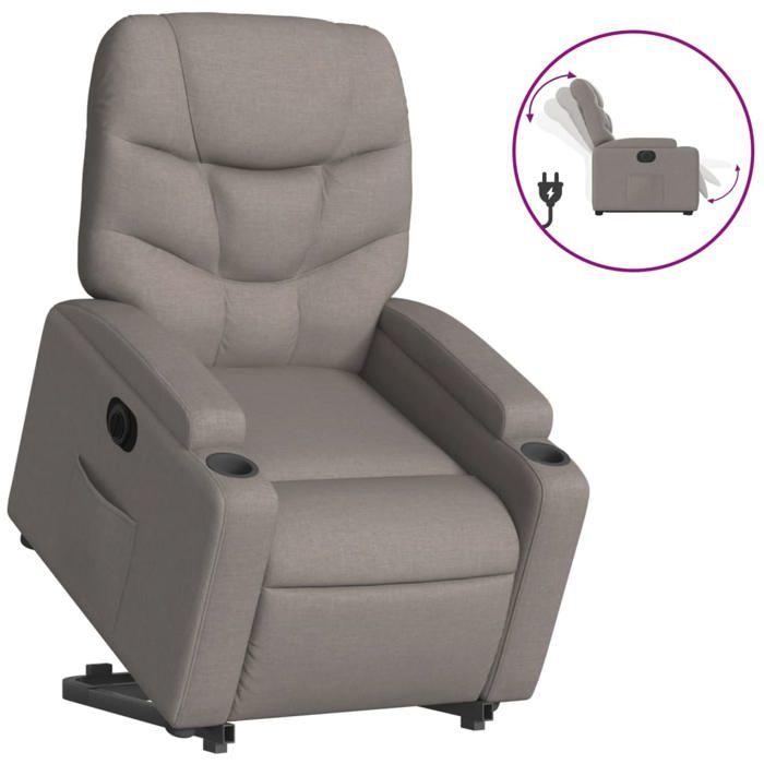 VidaXL Electric Recliner, Relaxation Chair with Adjustable Backrest and Footrest, Living Room Seat, Modern, 3204628