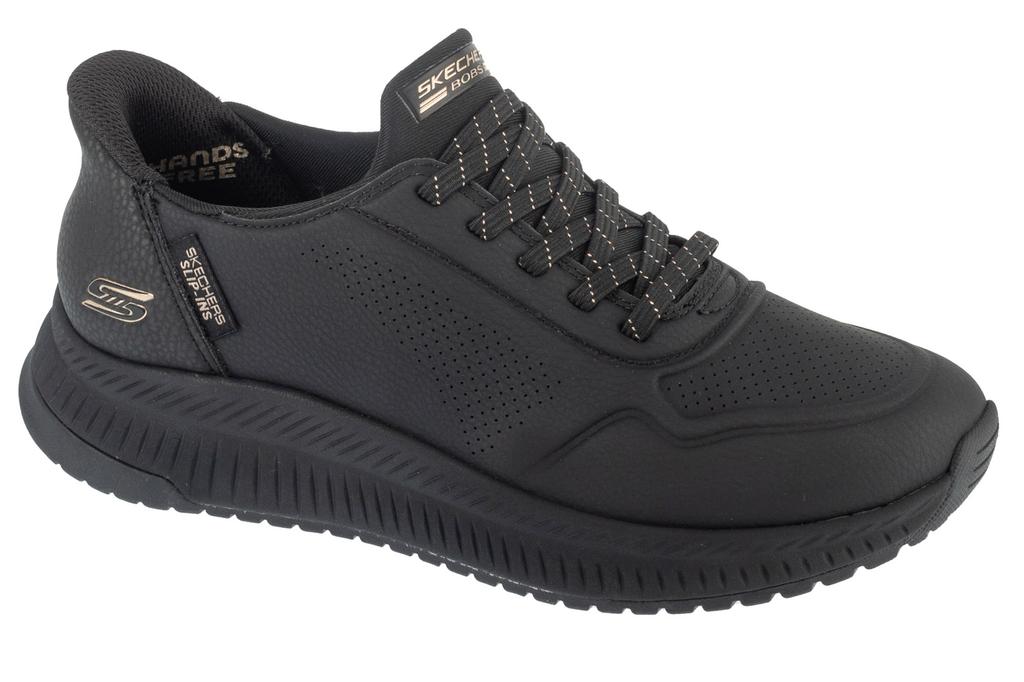 Skechers Slip-Ins: Bobs Squad 4 - Key Look, Womens Black Sneakers