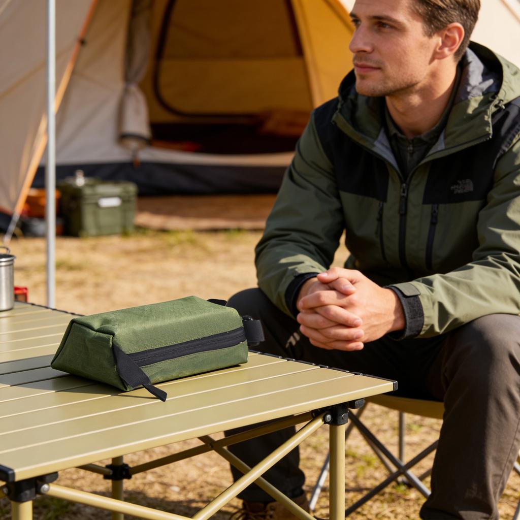 Outdoor Camping Bag Organizer Hanging Storage Pouch, Accessories Storage, Easy To Handle, For Outdoor Camping Accessories