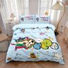 Anime Crayon Shin-Chans Duvet Cover Pillowcase Kids Gift Bedding Set Adult Boy Girl Bedroom Decoration Single Double Large Size