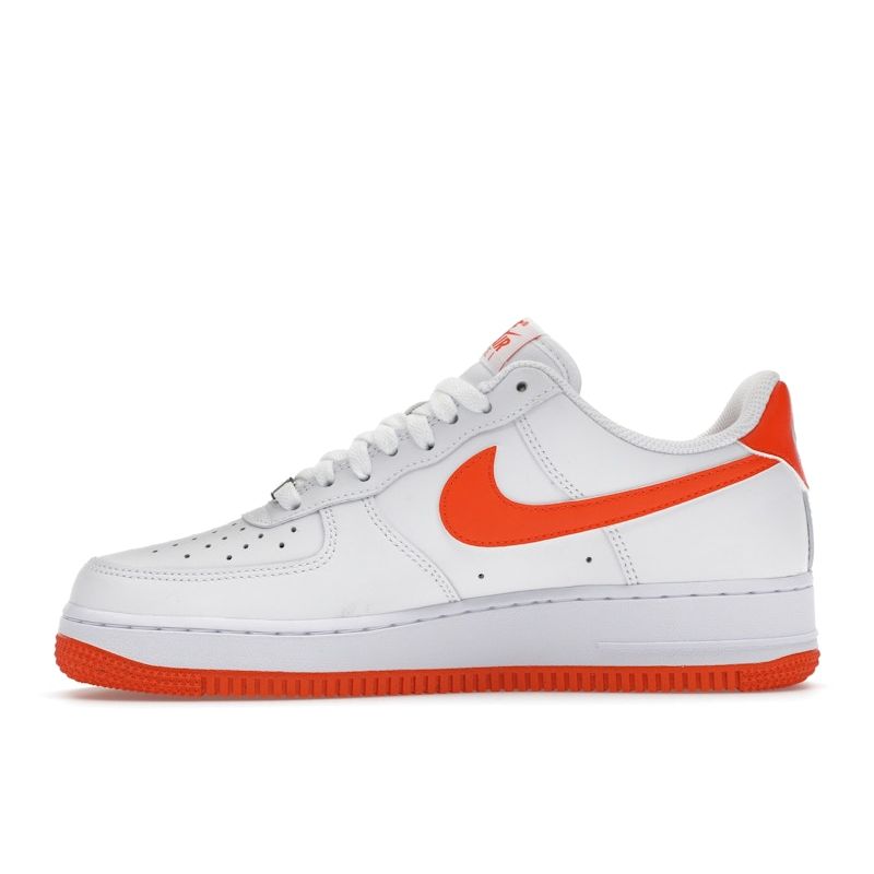 Nike Air Force 1 07 Safety Orange Unisex Sneakers White FJ4146-109