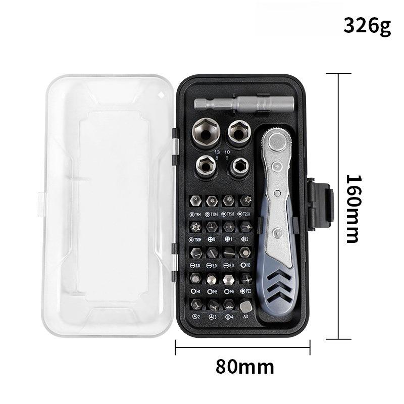 26-teiliges Präzisions-Schraubendreher-Set zur Reparatur von Mobiltelefonen mit Phillips-, Schlitz- und Torx-Bits