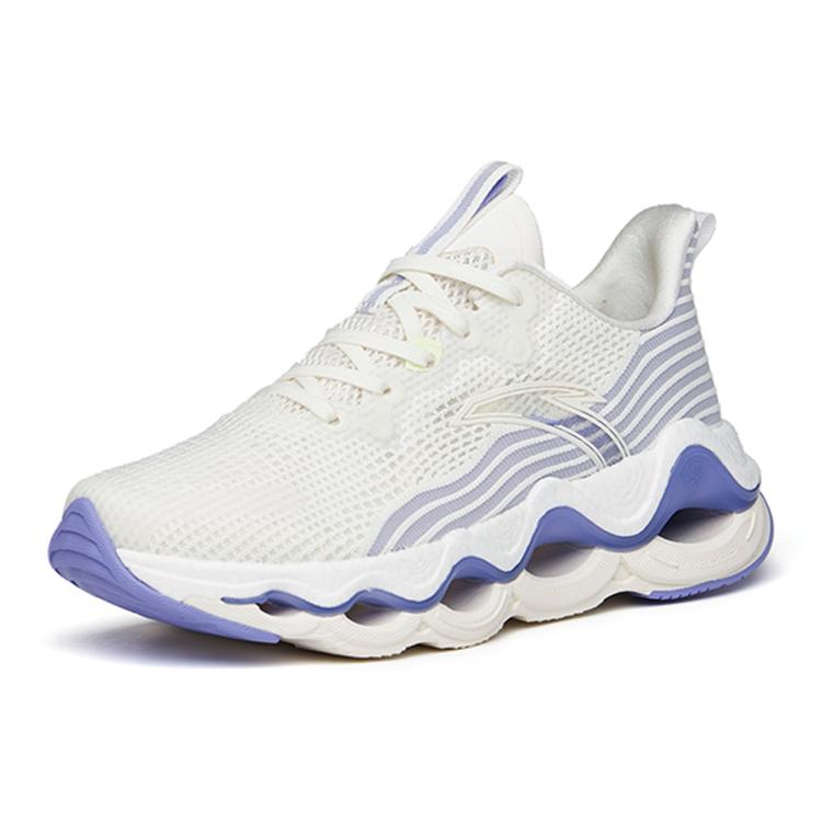 New Anta Martian Foam Low-Top Running Shoes Women's White Purple 122225582-1