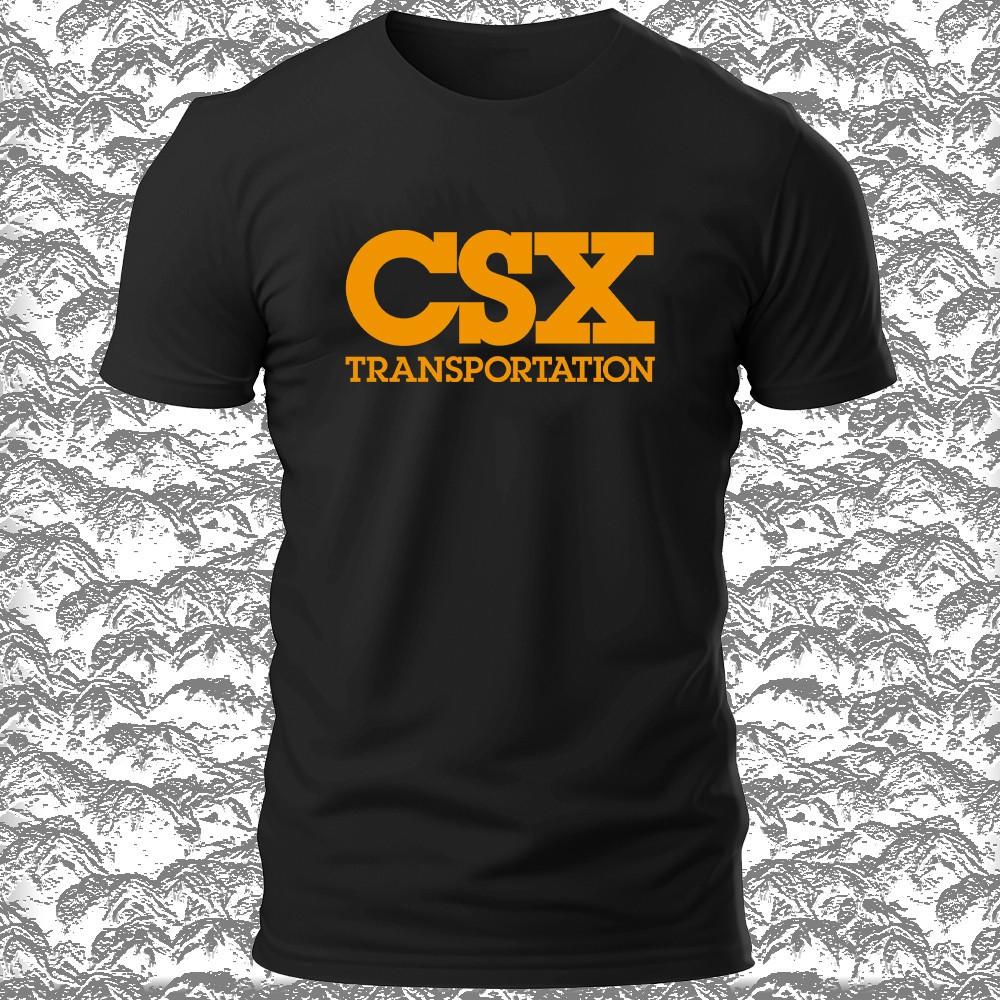 CSX Transportation Railroad Logo T-Shirt Funny Size S-5XL Made in USA Unisex T-Shirt S