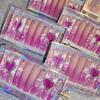 Thick and Hard Artificial Fingernails Square and Long Manicure False Nails with Glue Stickers  Press on Nails