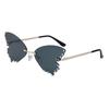 Transparent Sunglasses Women's Diamond Butterfly Sunglasses