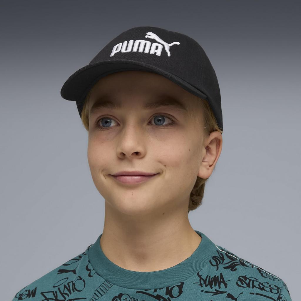 Junior Baseball ESS LOGO BB Čepice JR Černá [Puma] Čepice, Bavlna, Č.1 026853, Děti, (01)
