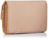 TOPKAPI Mini Embossed Leather Tri-fold Wallet, Gemdrops, Women's, Pink Beige, 9.5cm