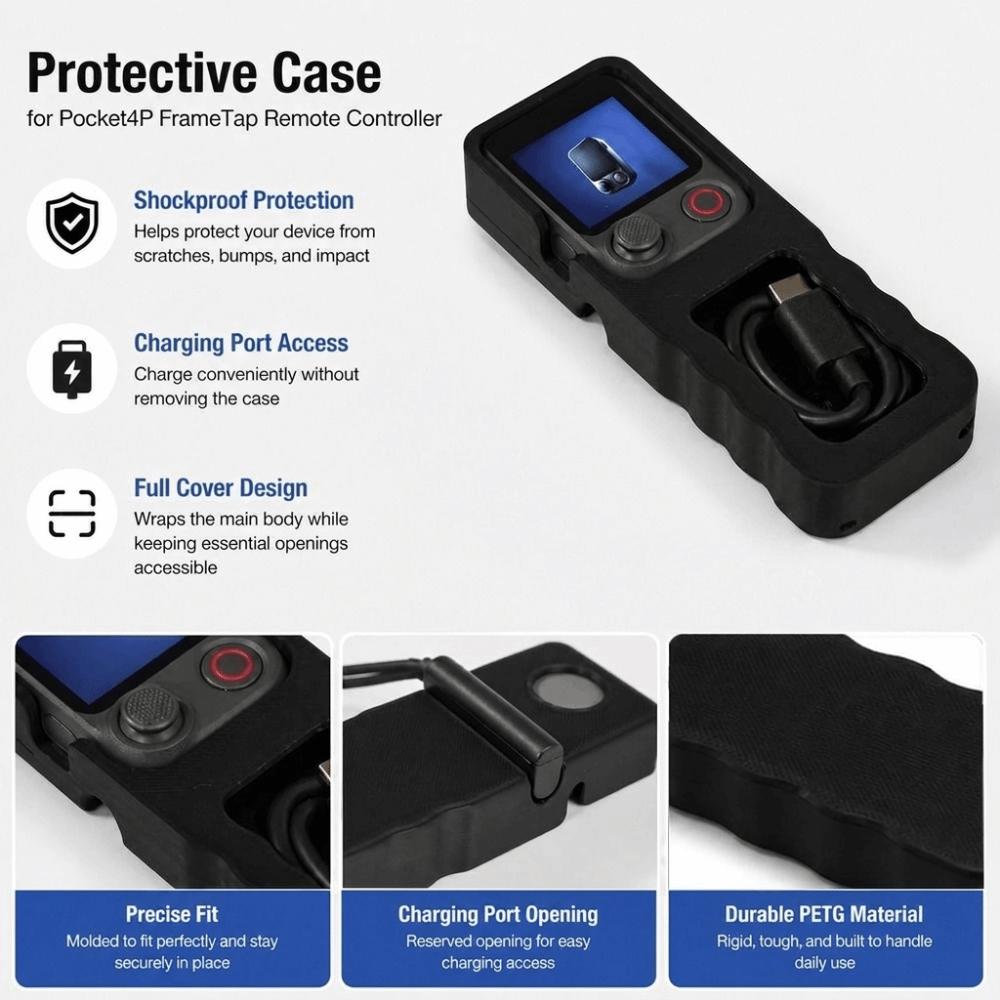3D Printed PETG Remote Controller Protective Cover for DJI Osmo Pocket4P FrameTap