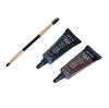 2PCS Brown Waterproof Tint Eyebrow Henna with Mascara Eyebrows Paint Brush Beauty