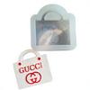 Stampo in Silicone per Borsa Stile Designer per Fai da Te Giocattolo Spremibile, Candele, Resina, Gesso e Cioccolato