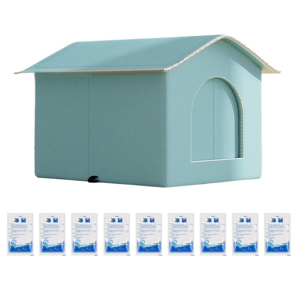 Portable Cat Cooling House for Summer, Self-made Cat Nest for Cooling, Ice Cave for Dog Sleeping, Pet Ice House