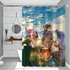 D-Dragon Quest 1 Piece Of 150X180Cm Printed Shower Curtain Partition Bathroom Waterproof And Mold Resistant