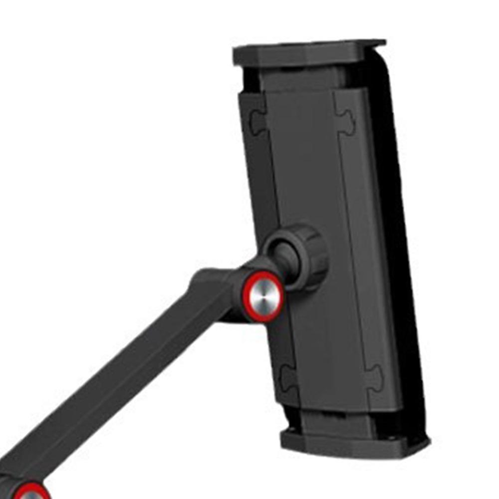 Aluminum Alloy, Silicone Black Dual-Arm Basic Aluminum Tablet Stand Travel Portable Device Holding