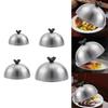 Versatile Stainless Steel Burger Cover Frying Pan Dome Basting Lid for Cooking Barbecue Teppanyaki Hamburger Griddle