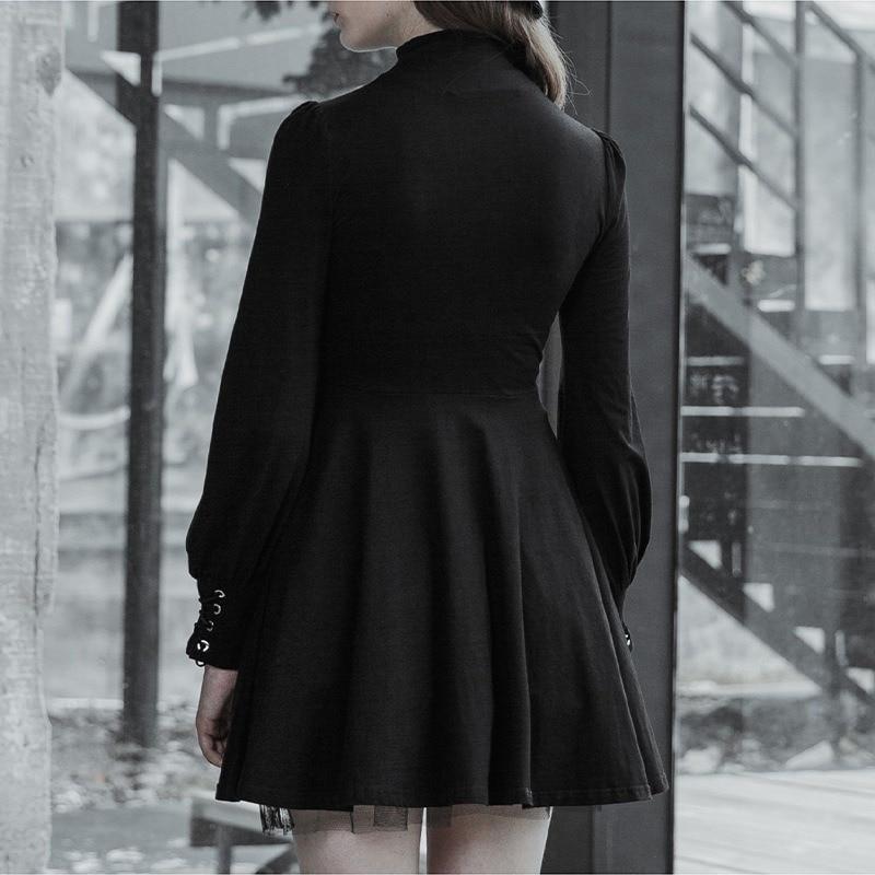 Vestido De Cintura Oscura Con Cordón De Estilo Gótico Para M Vestido De Cintura Oscura Con Cordón De Estilo Gótico Para M