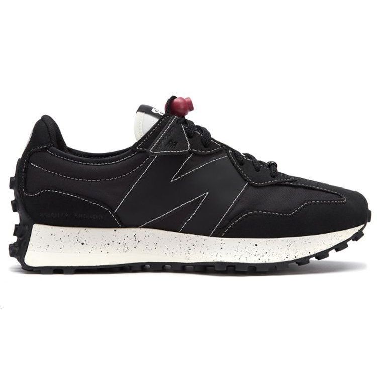 ColorsxStudios x New Balance 327 Schwarz Rumba Rot Unisex Sneaker MS327CT