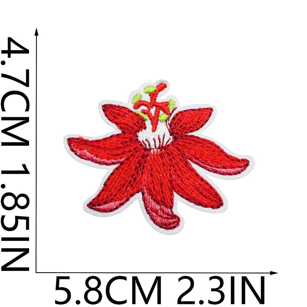 Cabin Embroidery Cloth Sticker Hawaii Travel Decoration Patch Sticker Yay Tree Pineapple Computer Embroidery Patch Flamingo