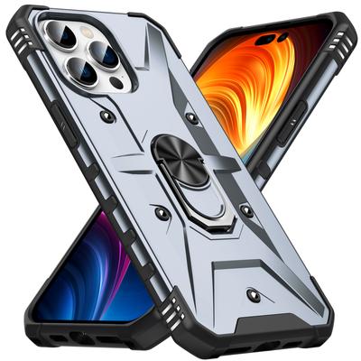 For Samsung Galaxy S22 S23 S24 S25 Ultra Plus A14 A34 A54 A15 5G Shockproof Heavy Duty Armor Phone Case Cover Ring Kickstand