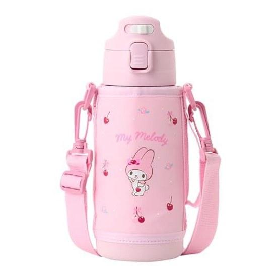 Sanrio 2WAY Stainless Bottle My Melody Children InsulatedCooling Dual Use Capacity 620mL when using cup 670mL direct cap Name Space Included 096041