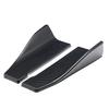 2 Pcs Carbon Fiber Color Car Bumper Spoiler Rear Splitter Diffuser Lip Universal