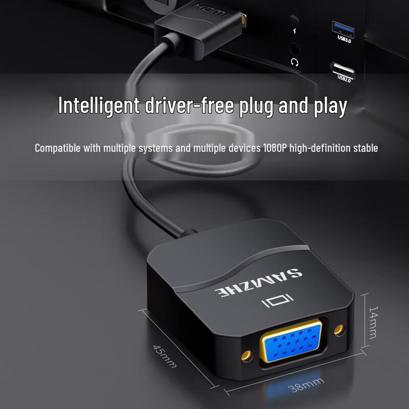 Shanze HDMI zu VGA Konverter Kabel Adapter