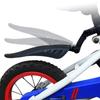 2Pcs Front Rear Set Bike Mudguards Black Easy To Install Adjustable Bicycle Mudguards Rainproof for 12/14/16/18/20 Inch Bikes