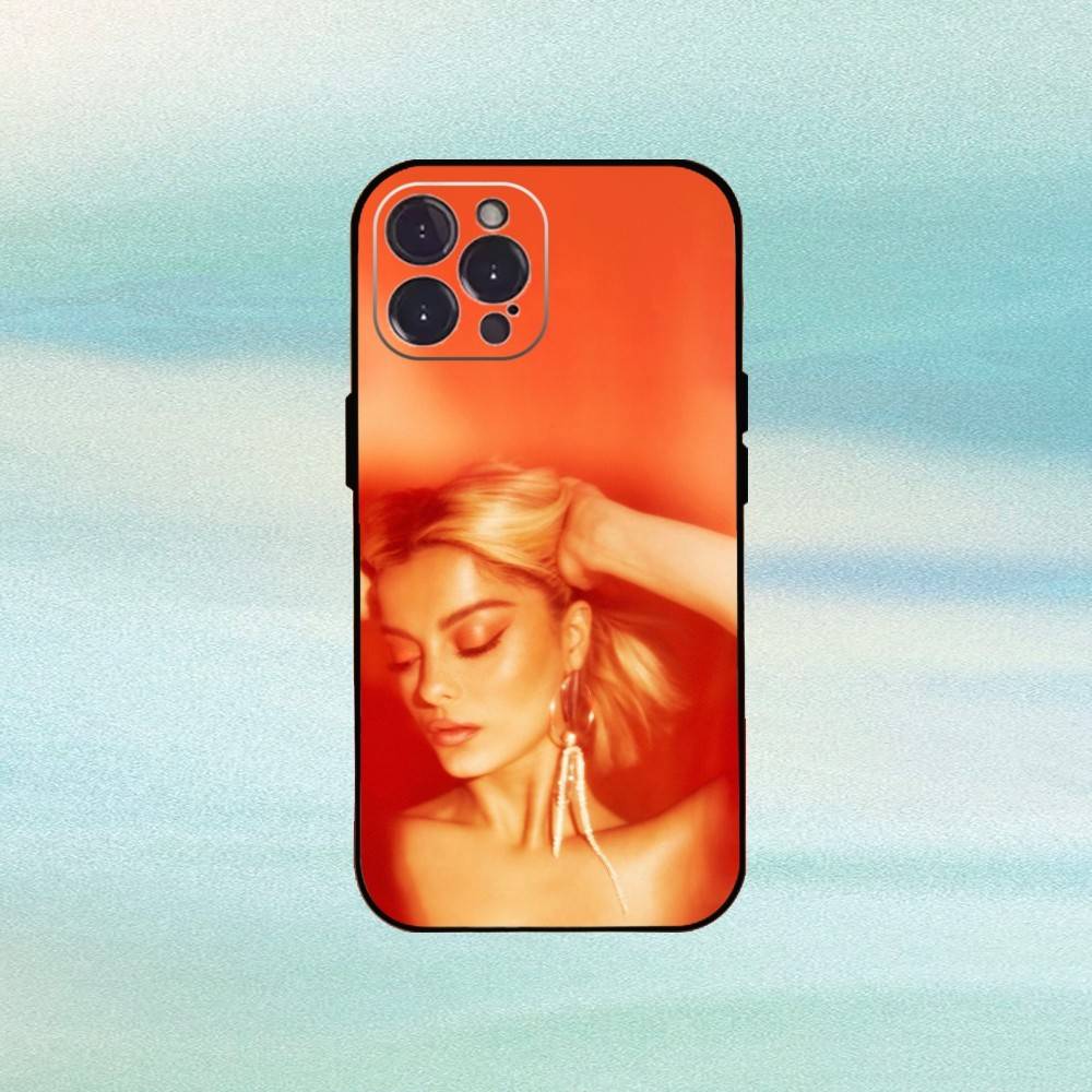B-Bebe Rexha Singer Phone Case For iPhone17 16 15 14 13 12 11 Pro Max Plus,5G Soft Black Case