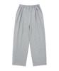 Double-Pleat Real Wide Fit Sweatpants Melange Gray